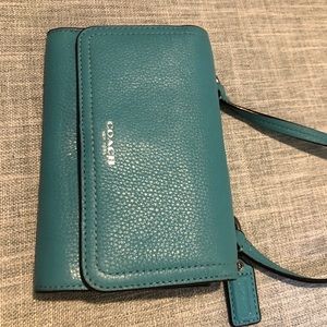 Coach gorgeous wallet with strap